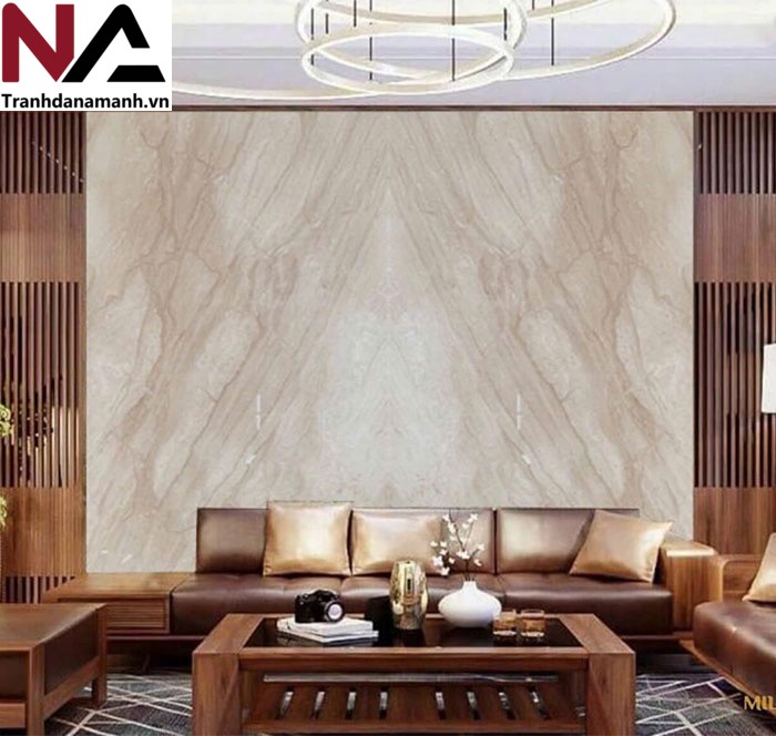 Mẫu tranh đ&aacute; ốp tường ph&ograve;ng kh&aacute;ch đẹp