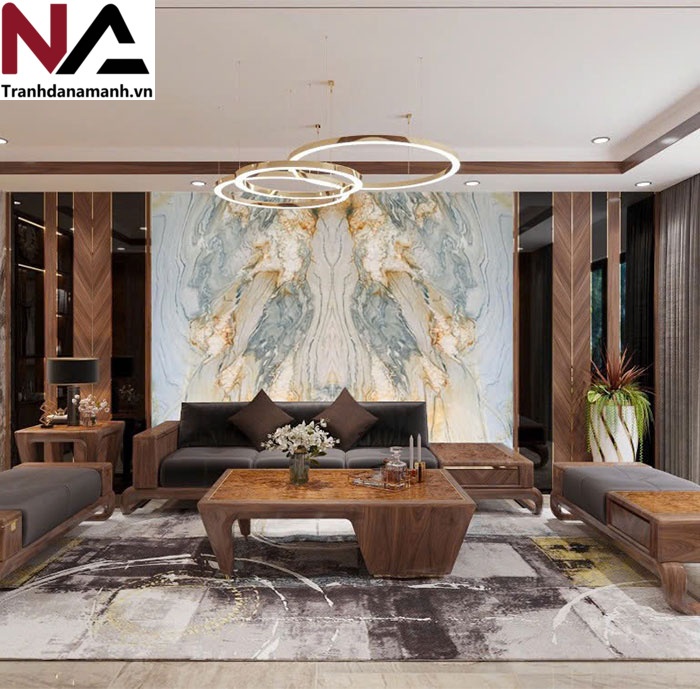 Tranh đá thạch anh đối xứng TDDX06 2 Tranh đá thạch anh đối xứng TDDX06