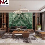 Tranh đá thạch anh đối xứng TDDX07