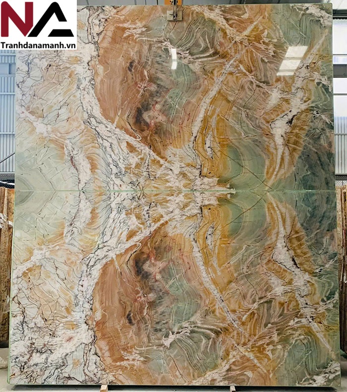 Tranh đ&aacute; thạch anh đối xứng TDDX15