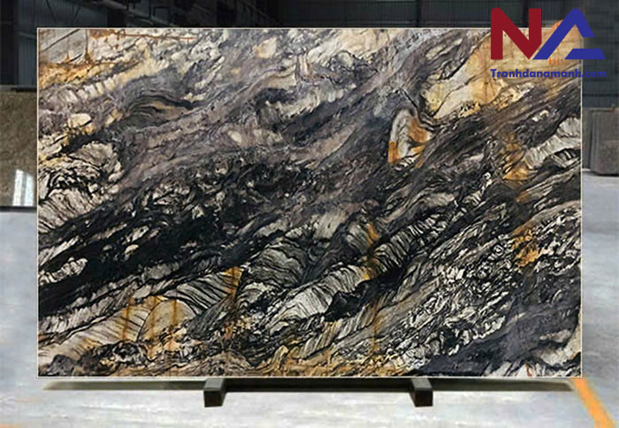 Tranh đá tự nhiên vân đối xứng TDDX19 3 Tranh đá tự nhiên vân đối xứng TDDX19