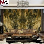 Tranh đá thạch anh đối xứng TDDX27