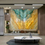 Tranh đá đối xứng xuyên sáng TDDX04