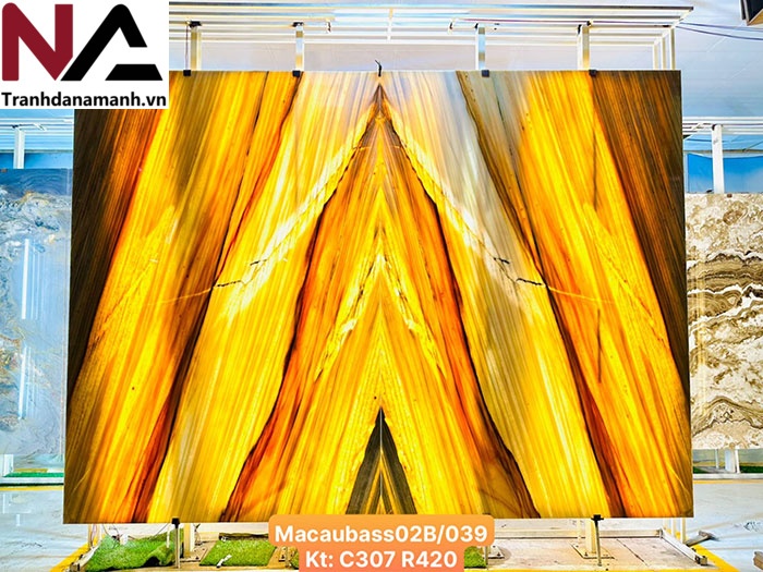 Tranh đ&aacute; Onyx th&ocirc;ng tầng TDTT11