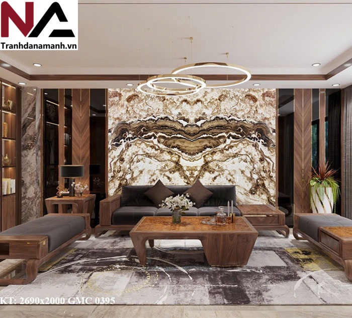 Tranh đá Onyx xuyên sáng đối xứng TDXS10 2 Tranh đá Onyx xuyên sáng đối xứng TDXS10