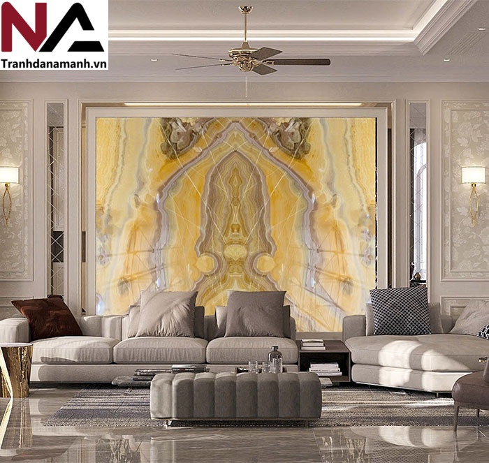 Tranh đá Onyx xuyên sáng TDXS14