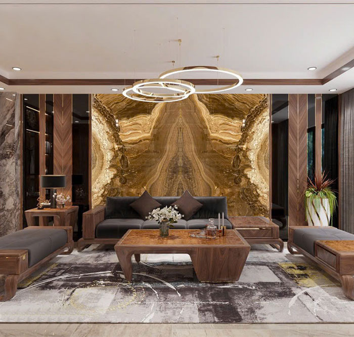 Tranh đá Onyx xuyên sáng TDXS15