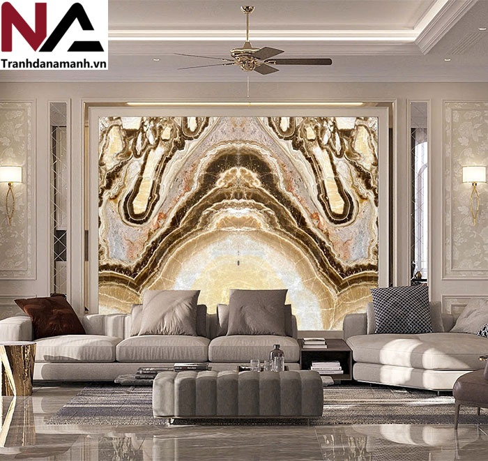 Tranh đá Onyx xuyên sáng TDXS18