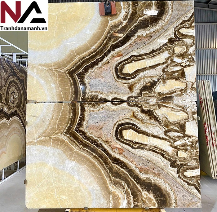 Tranh đá Onyx xuyên sáng TDXS18