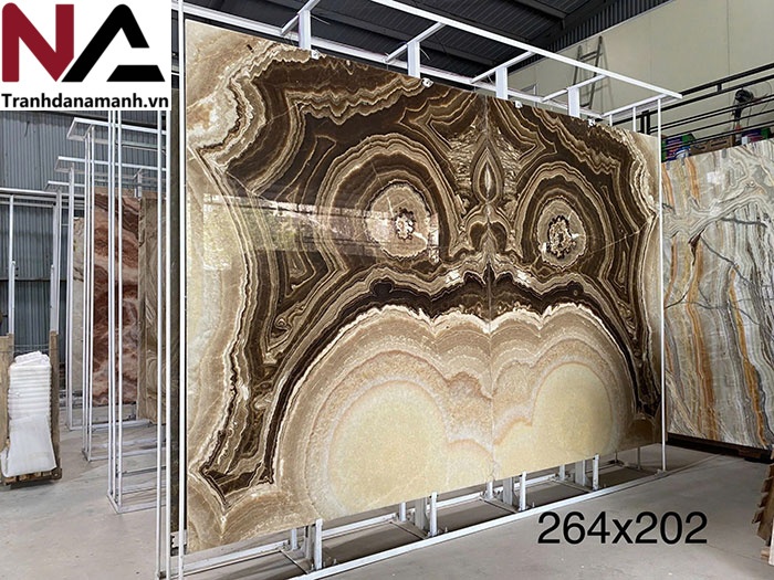 Tranh đ&aacute; Onyx xuy&ecirc;n s&aacute;ng TDXS19