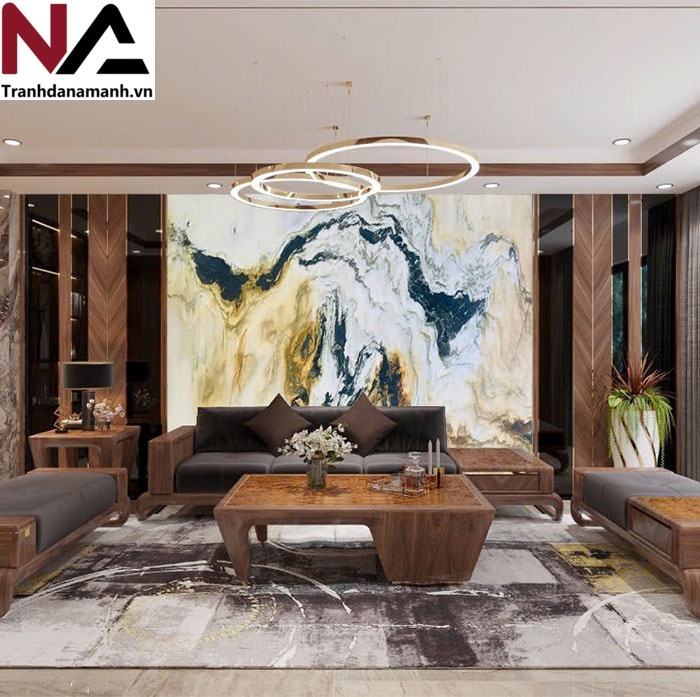 Mẫu tranh sơn thủy bằng đ&aacute; tự nhi&ecirc;n đẹp, đẳng cấp nhất