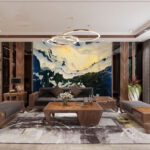 Tranh đá sơn thủy tự nhiên TDST04