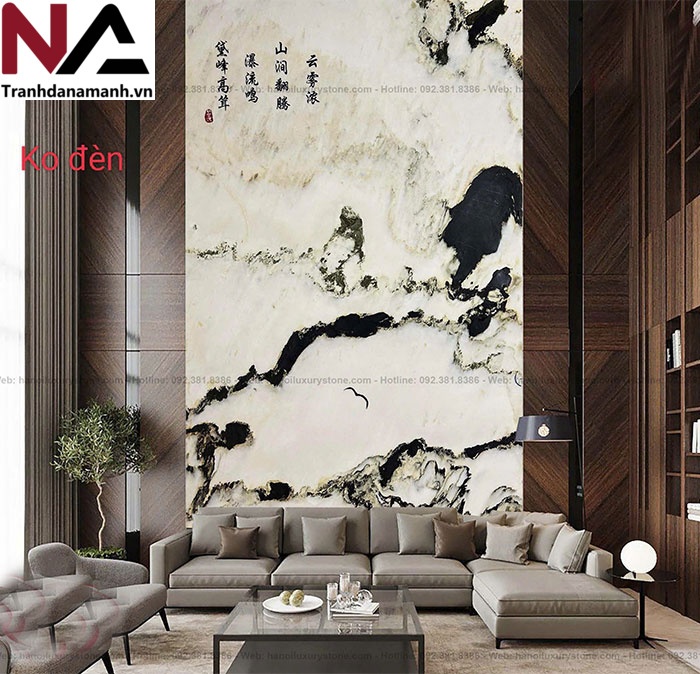 Tranh đá sơn thủy xuyên sáng TDST05 2 Tranh đá sơn thủy xuyên sáng TDST05