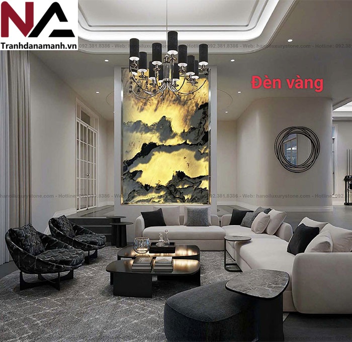 Mẫu tranh sơn thủy bằng đ&aacute; tự nhi&ecirc;n đẹp, đẳng cấp nhất