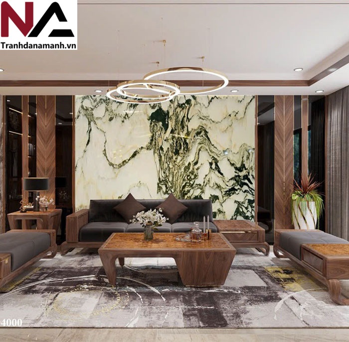 Mẫu tranh sơn thủy bằng đ&aacute; tự nhi&ecirc;n đẹp, đẳng cấp nhất