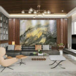 Tranh đá sơn thủy tự nhiên TDST12