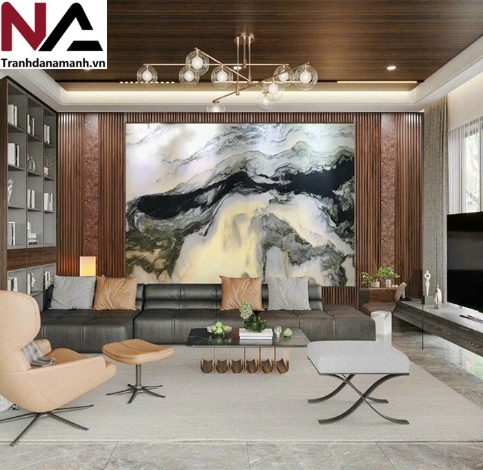 Mẫu tranh sơn thủy bằng đ&aacute; tự nhi&ecirc;n đẹp, đẳng cấp nhất