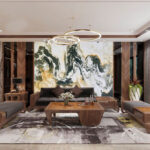 Tranh đá sơn thủy tự nhiên TDST16