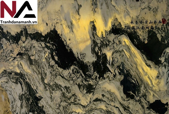 Tranh đá sơn thủy tự nhiên TDST17 3 Tranh đá sơn thủy tự nhiên TDST17