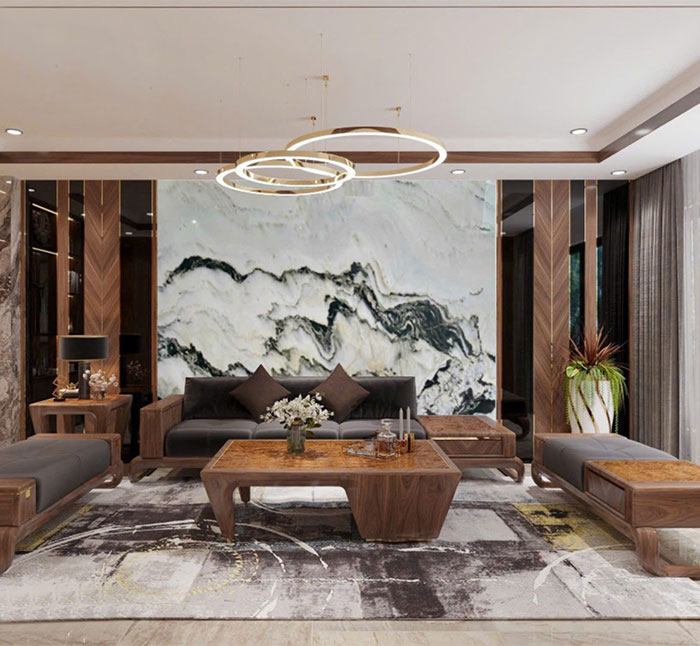 Tranh đá sơn thủy tự nhiên TDST21