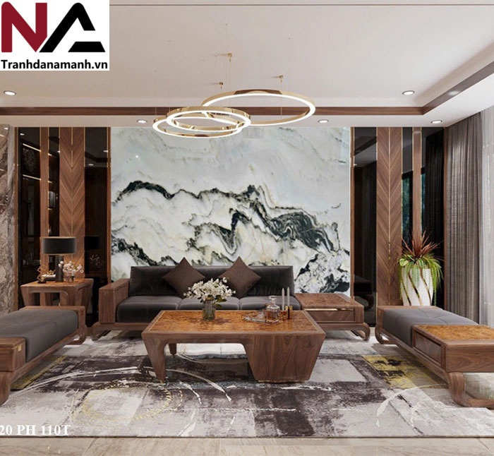 Mẫu tranh sơn thủy bằng đ&aacute; tự nhi&ecirc;n đẹp, đẳng cấp nhất