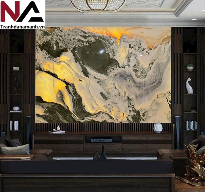 Mẫu tranh sơn thủy bằng đ&aacute; tự nhi&ecirc;n đẹp, đẳng cấp nhất