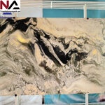 Tranh đá sơn thủy xuyên sáng TDST24