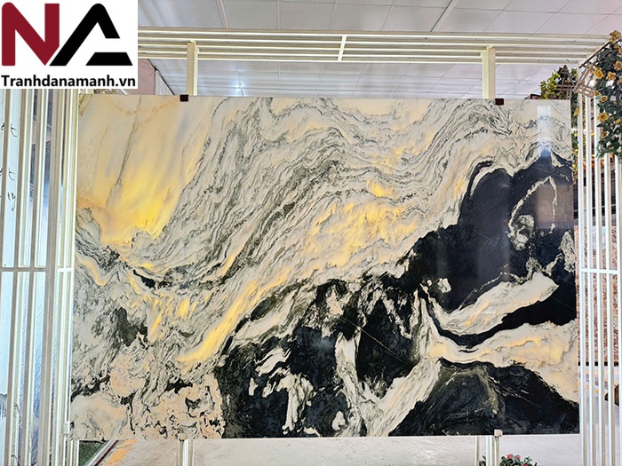 Tranh đá sơn thủy xuyên sáng TDST27 3 Tranh đá sơn thủy xuyên sáng TDST27