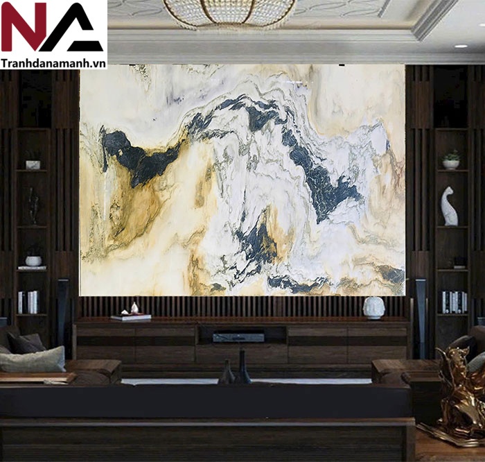 Mẫu tranh sơn thủy bằng đ&aacute; tự nhi&ecirc;n đẹp, đẳng cấp nhất