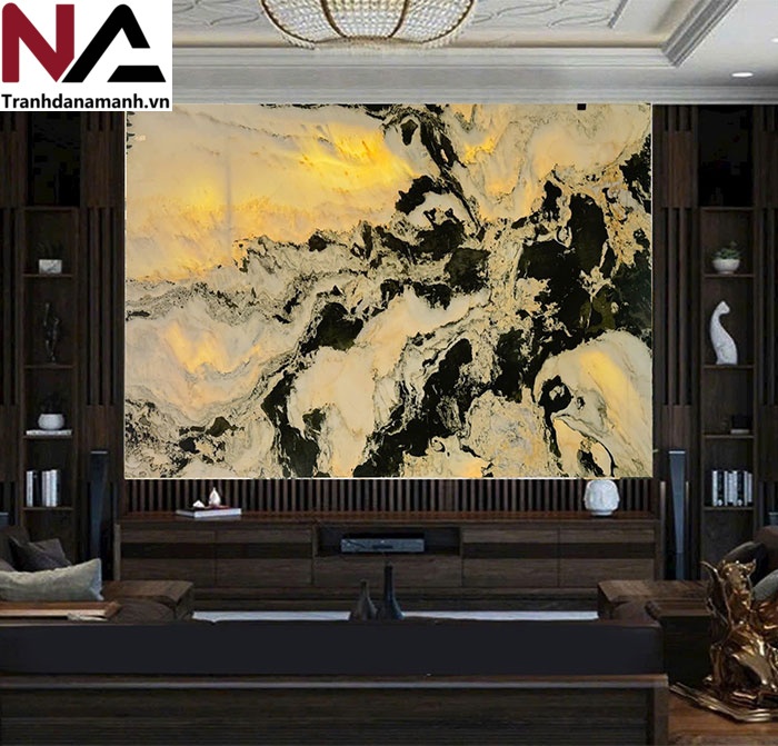 Mẫu tranh sơn thủy bằng đ&aacute; tự nhi&ecirc;n đẹp, đẳng cấp nhất