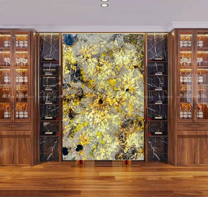 Tranh đá thạch anh xuyên sáng TDTA05