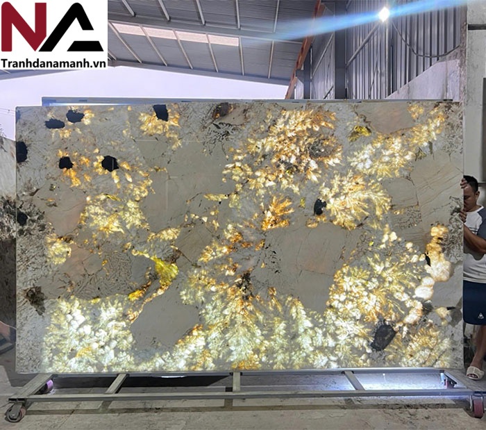 Tranh đá thạch anh xuyên sáng TDTA07