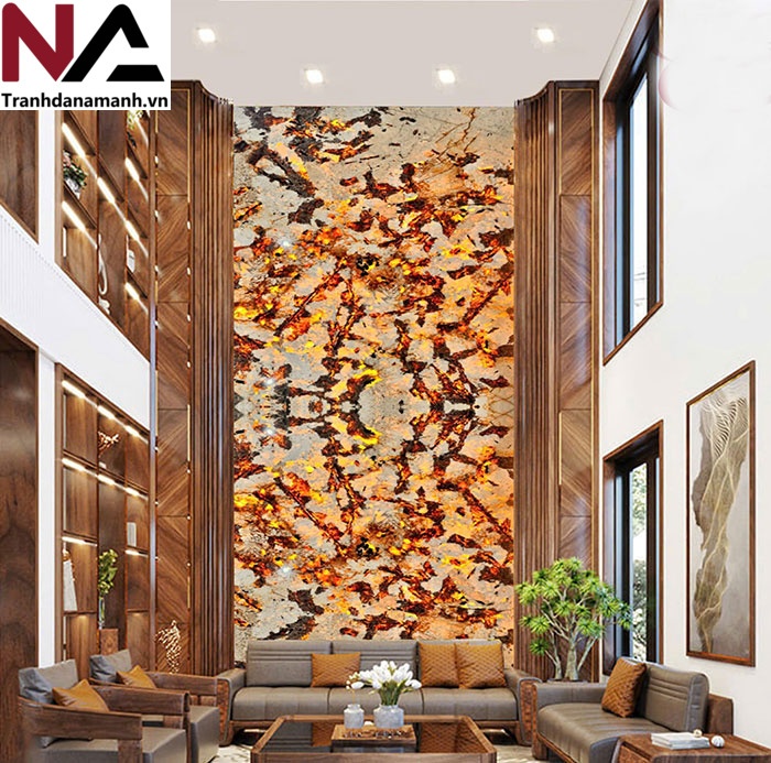 mẫu v&aacute;ch th&ocirc;ng tầng bằng đ&aacute; tự nhi&ecirc;n đẹp, đẳng cấp