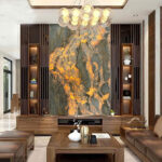 Tranh đá thạch anh xuyên sáng TDTA10