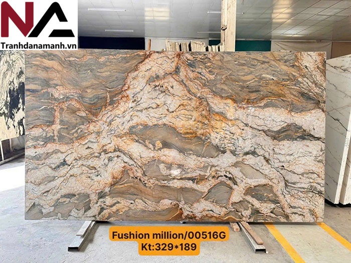 Tranh đá thạch anh xuyên sáng TDTA10