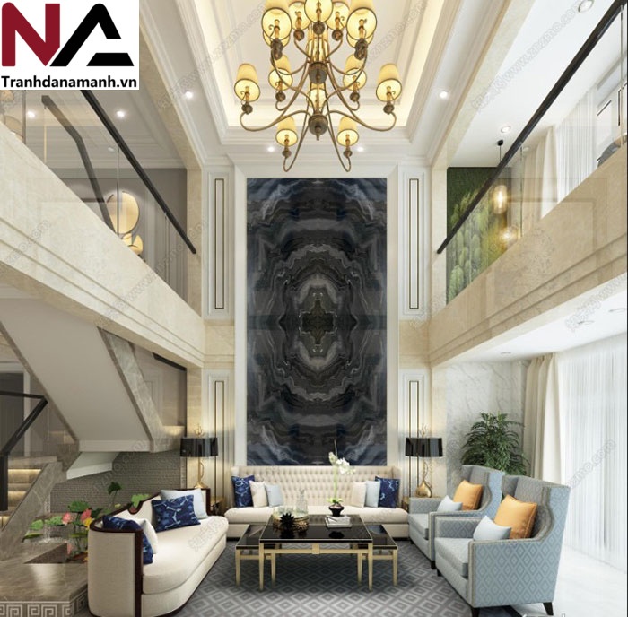 mẫu v&aacute;ch th&ocirc;ng tầng bằng đ&aacute; tự nhi&ecirc;n đẹp, đẳng cấp