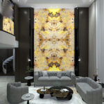 Tranh đá thông tầng xuyên sáng TDTT05