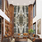 Tranh đá thông tầng đối xứng TDTT15