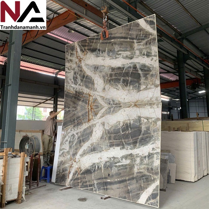 Tranh đá thông tầng đối xứng TDTT15