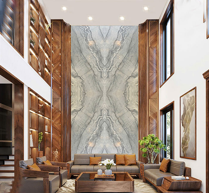 Tranh đá thông tầng đối xứng TDTT16