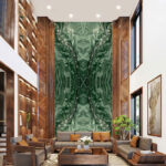 Tranh đá thông tầng đối xứng TDTT17