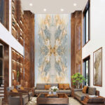 Tranh đá thạch anh thông tầng TDTT18