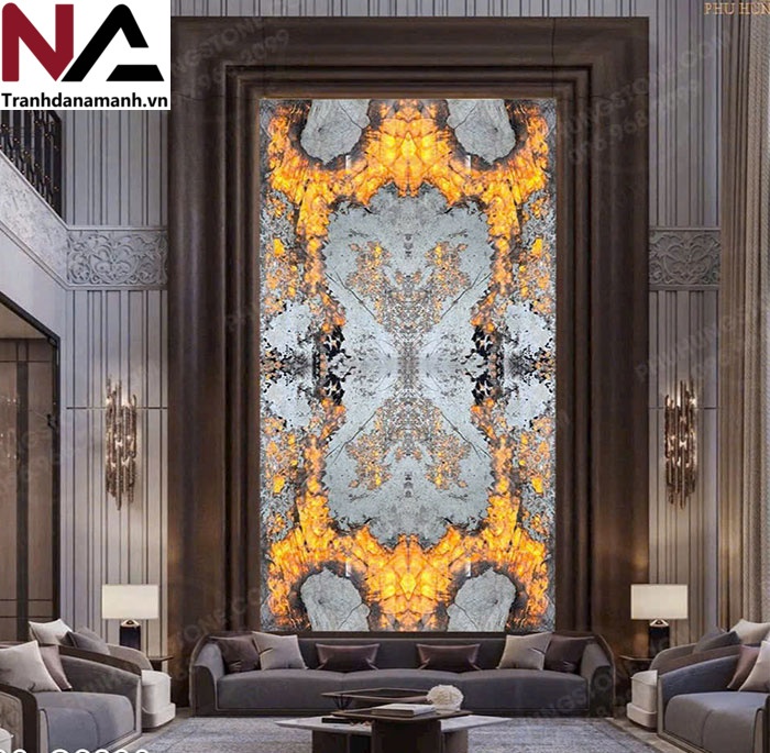 mẫu v&aacute;ch th&ocirc;ng tầng bằng đ&aacute; tự nhi&ecirc;n đẹp, đẳng cấp