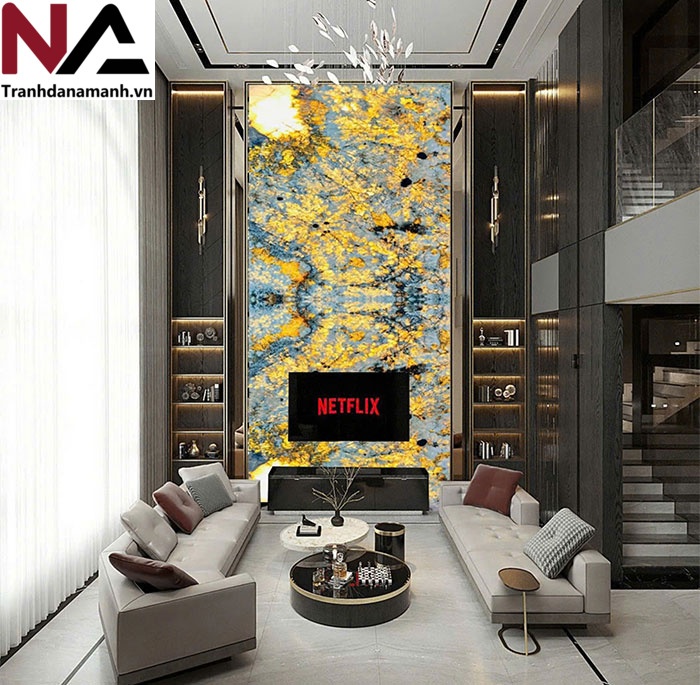 mẫu v&aacute;ch th&ocirc;ng tầng bằng đ&aacute; tự nhi&ecirc;n đẹp, đẳng cấp