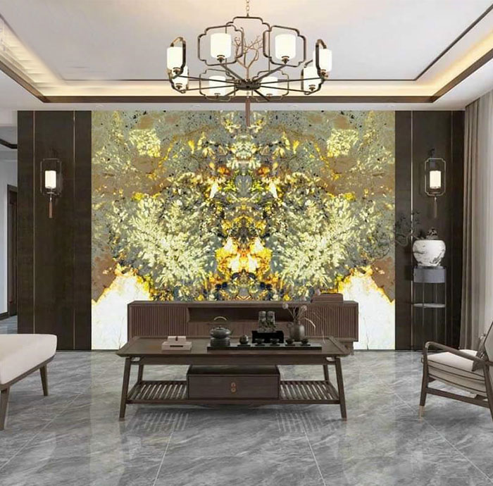 Tranh đá Alpinus xuyên sáng TDXS02