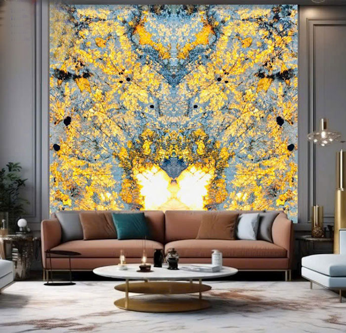 Tranh đá xuyên sáng tự nhiên TDXS06