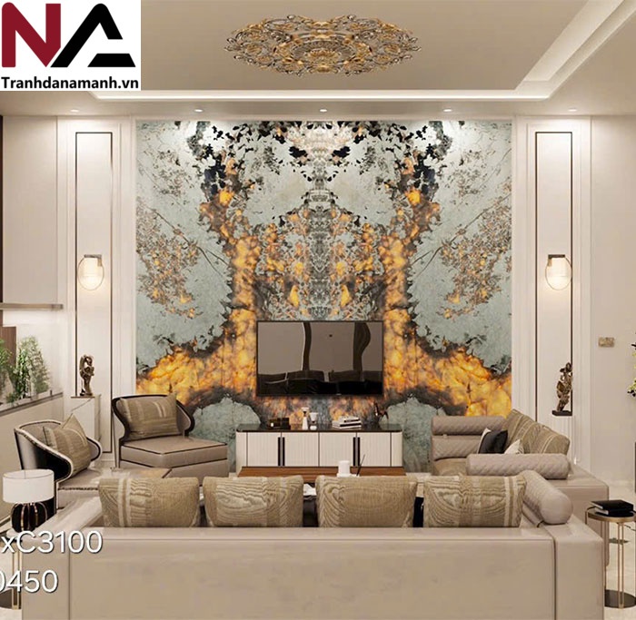 Tranh đá xuyên sáng tự nhiên TDXS07