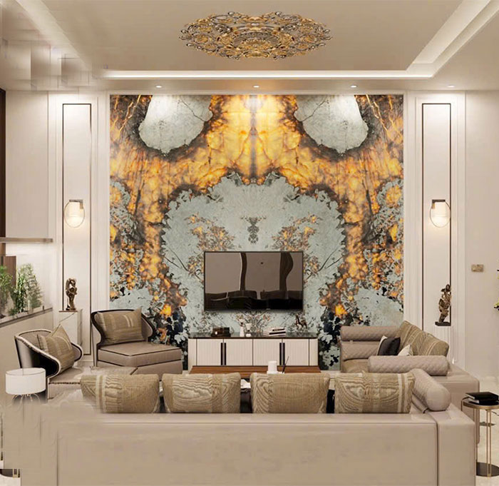 Tranh đá xuyên sáng tự nhiên TDXS07