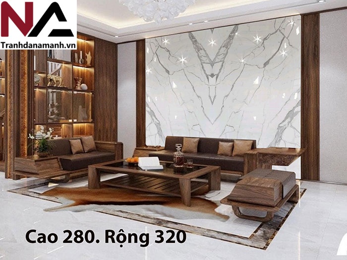 Bộ sưu tập đá ốp vách tivi hot nhất 2025, nâng tầm không gian sống 47 Đá nhân tạo ốp vách tivi