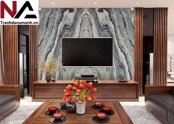 Bộ sưu tập đá ốp vách tivi hot nhất 2025, nâng tầm không gian sống 31 Đá tự nhiên ốp vách tivi